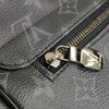 [Pre-Owned] District Mm Monogram Canvas Leather Commuter Briefcase Laptop Bag - Very Good #OMBN2A
