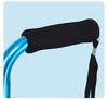 Quad Cane: Non-Slip Walking Aid for Elderly, Fall Prevention & Rehabilitation.