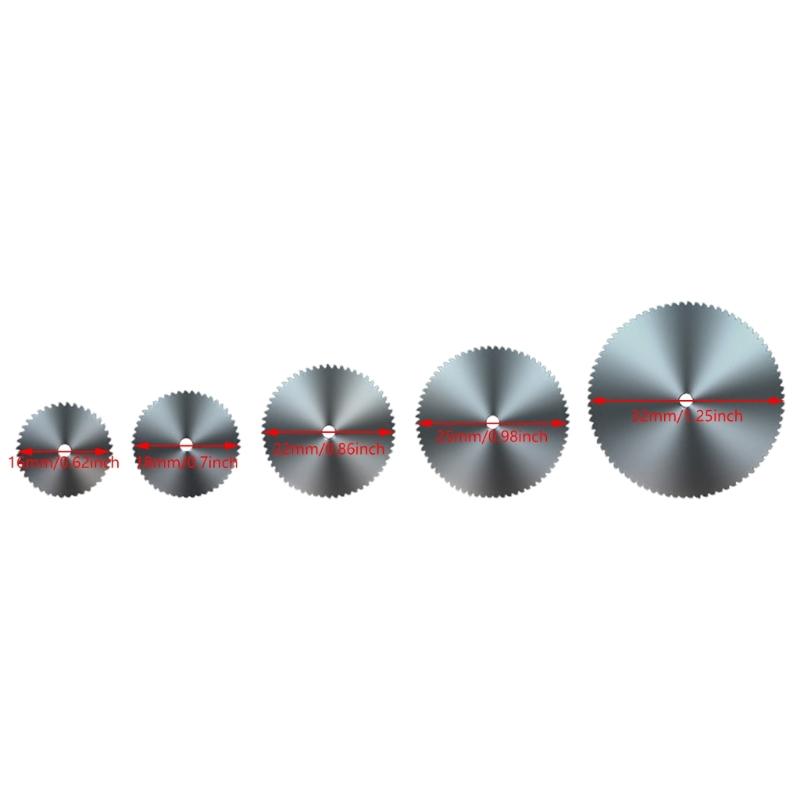 Miniature High Speed Steel Circular Handsaw Stainless Steel Electric Grinding Cutting Disc for DIYer Projects and Crafts