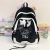 High Value College Style Fresh and Sweet Backpack, Junior High School Students Contrasting Colors, Lightweight and Large-capacity Backpack