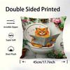 Creative Animal Toilet Flower Cushion Cover Pillow Cover Decor Pillowcase Printed Cushion Case For Couch