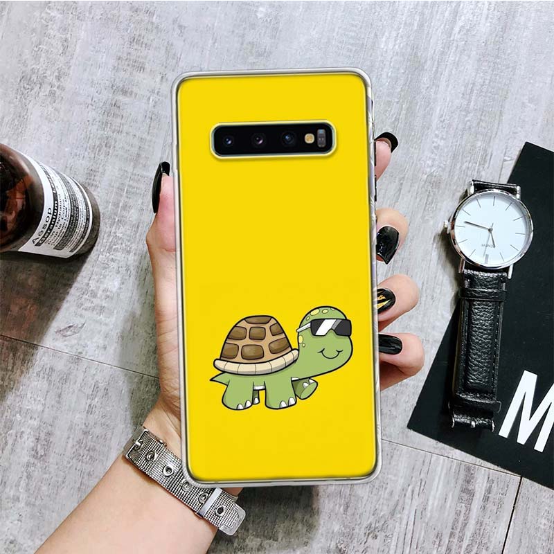 Cartoon Sea Turtle Tortoise Phone Case For Samsung Galaxy S26 S25 Edge S24 S23 FE S22 Ultra S21 Plus S20 + Fundas Cover Coque Ga