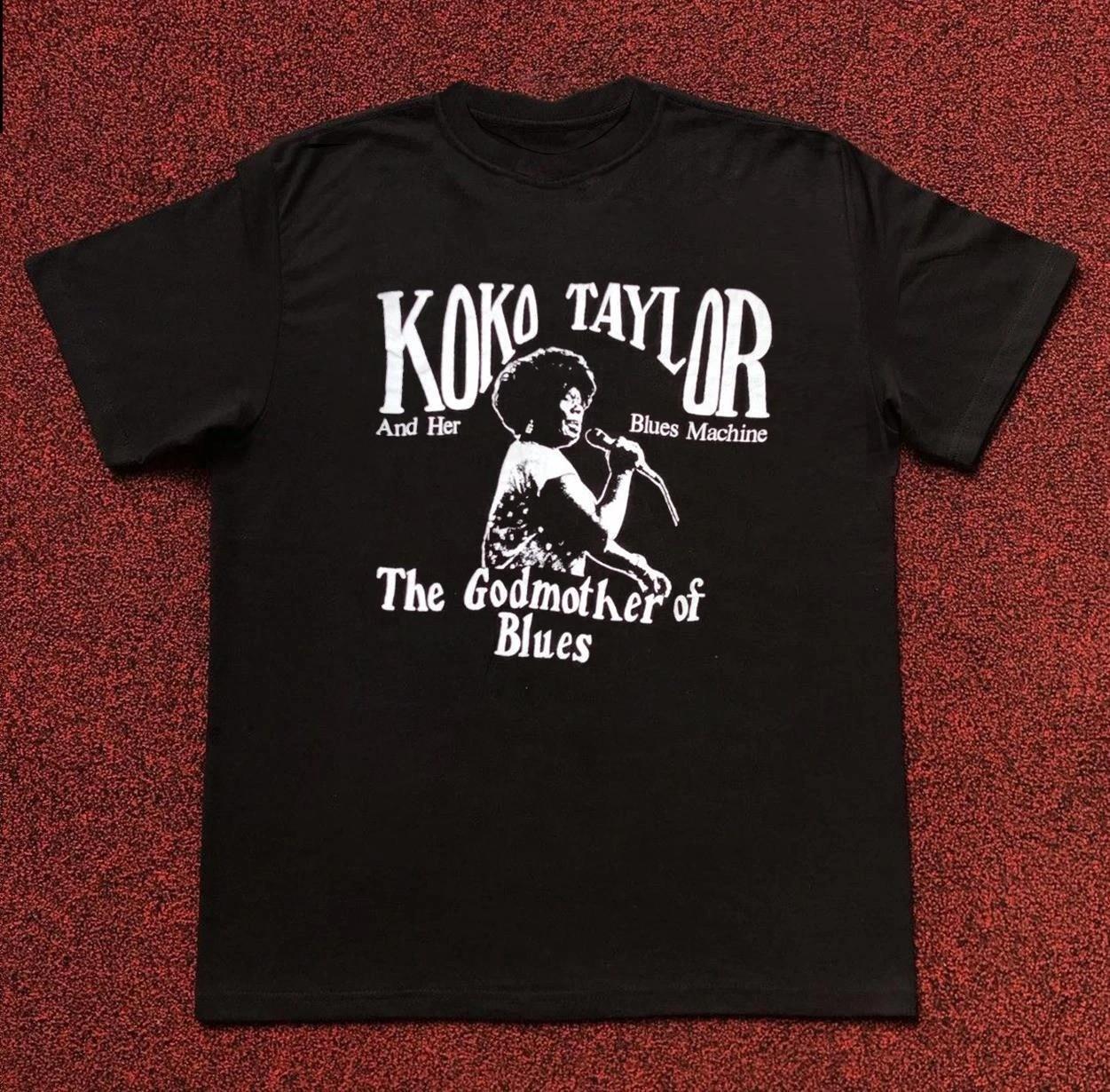 Koko Taylor The Godmother Of Blues Unisex Tee Cotton Shirt All Size S разноцветный
