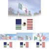 Celebrate Unity With 90*150cm Us Mx Friendship Flag Made Of Durable Polyester Fabric