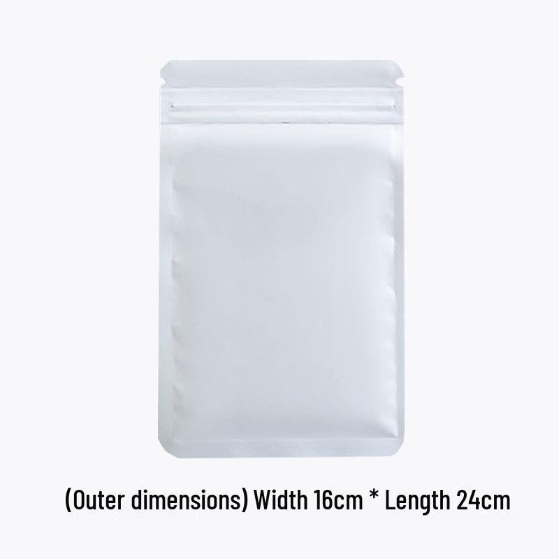 Double-Sided Frosted Aluminum Foil Self-Sealing Opaque Packaging Bag for Colored Ornaments