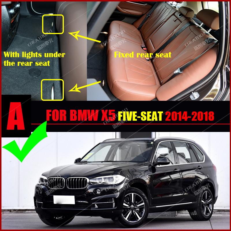 Car Floor Mats For BMW X5 F15 Five Seats 2014 2015 2016 2017 2018 Custom Auto Foot Pads Carpet Cover Interior Accessories