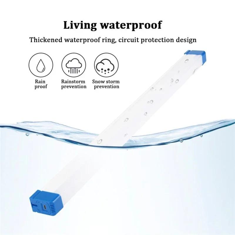 USB Rechargeable LED Lamp Portable Emergency Lights LED Tube Outdoor Lanterns Magnetic Light Flashlight Camping Lamp 17cm 32cm