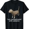 I Am Contaminated With Radiation Kids Funny Ironic Cat Meme T-Shirt