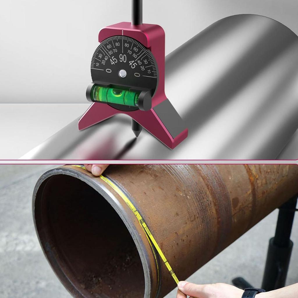 Pipe Center Finder 1 1/2-6in High Accurate Multifunctional Pipe Fitting Tools Center Finder Pipe Center Finder Pipe Center Punch
