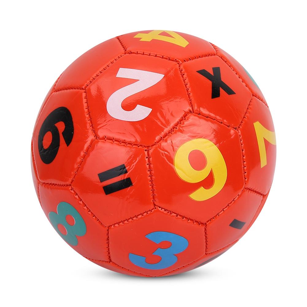 Children Outdoor Sport Foot  Soccer   Size 2 Exercise Sports Equipment(Red Number)