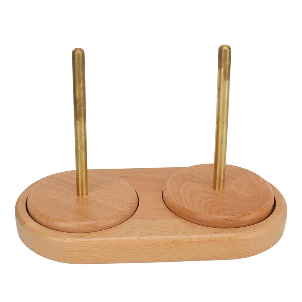 Double Yarn Holder Detachable Rotatable Large Capacity Yarn Ball Stand for Knitting Crocheting