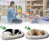 Modello di Cane Peluche con Respirazione Realistica Decorazione per la Casa con Pelliccia Sintetica per Fotografia e Uso Regalo