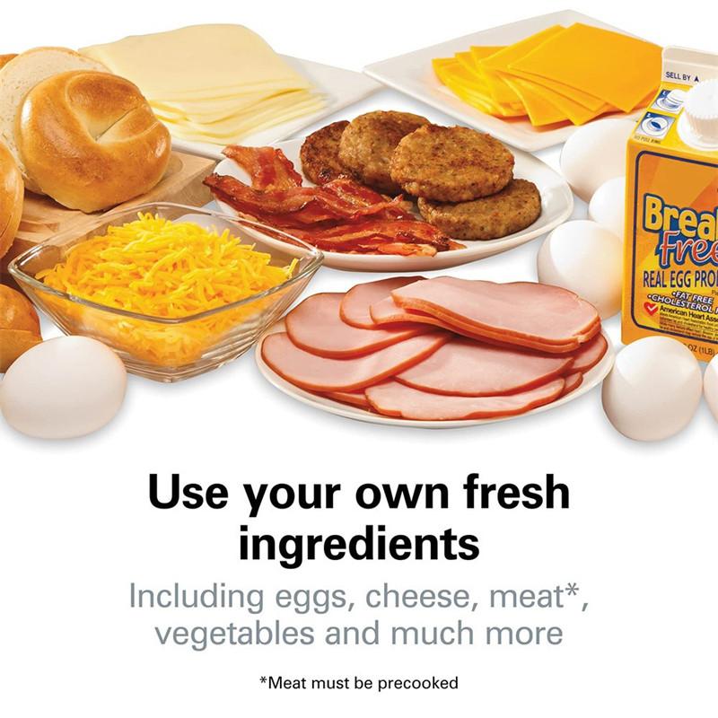 500W Haushalt Antihaftbeschichtete Platten Elektrischer Burger-Maker Multifunktionale Burger-Maschine Mini Frühstücks-Muffin-Maker