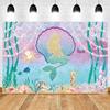 Mermaid Princess Girl Photography Background Birthday Party Decoration Background Photography Studio Photography Props