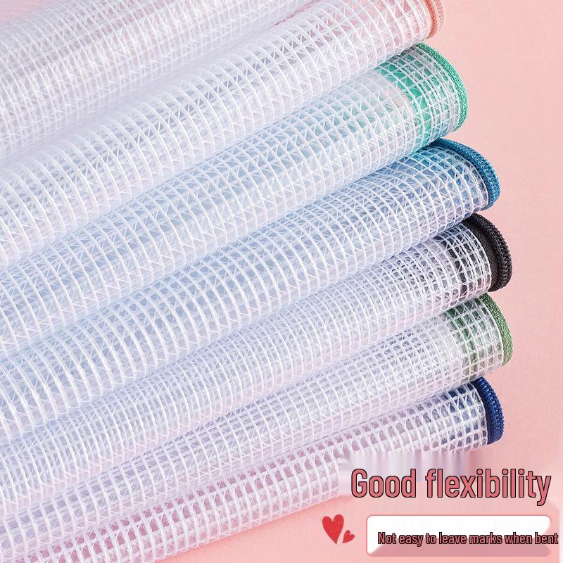 Geantă de Documente din Plasă PVC Impermeabilă cu Fermoar - Depozitare Dosare A4 pentru Studenți și Birou cu Imprimare Logo