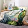 Peacock Pattern Blanket Ultra Lightweight Soft Plush Flannel Throws Blanket for Sofa Bed Couch Best Office Gifts