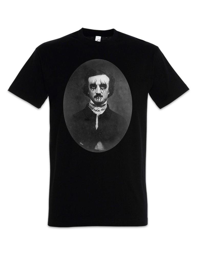 

Poe Portrait T-Shirt Edgar Allan Allen Symbol Poe Ravens Horror Author Nevermore XL