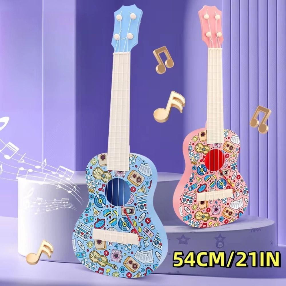 4 Strings Simulation Ukulele Toy Animal Musical Instrument Toy Children Guitar Toy  Play Activity