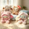 New Hello Kitty My Melody Cinnamoroll Creative Cartoon Plush Doll Toy Gift Personality Anime Peripheral Doll Ornaments