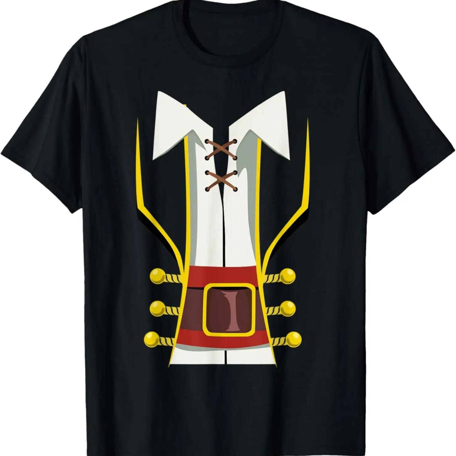 Funny Pirate Halloween Costume T-Shirt S