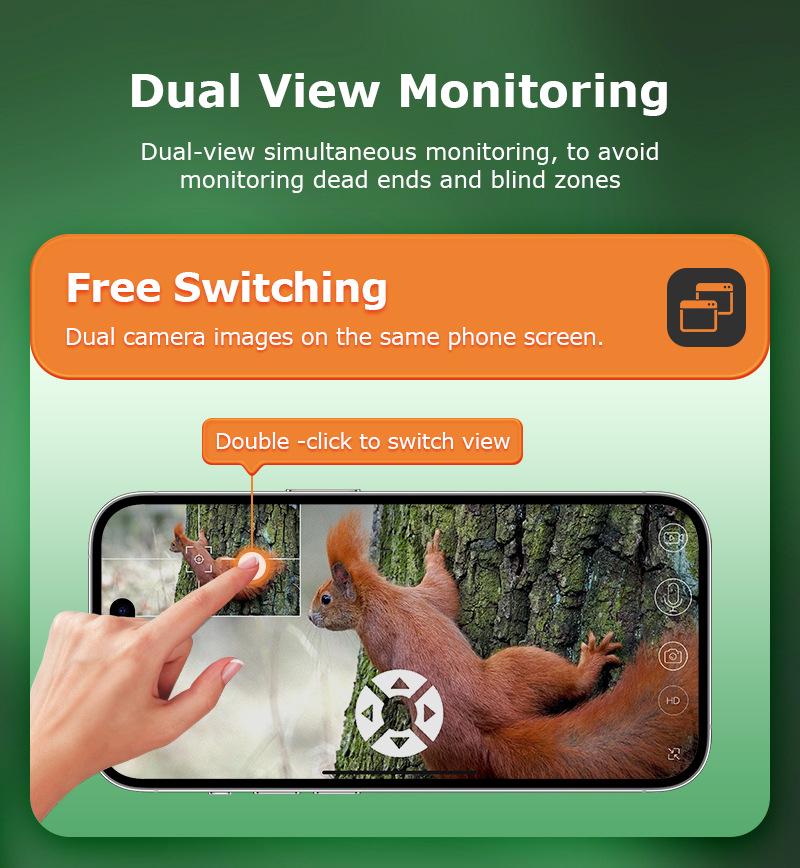 Ubox Solar 4G Wildtier-Jagd- und Überwachungskamera