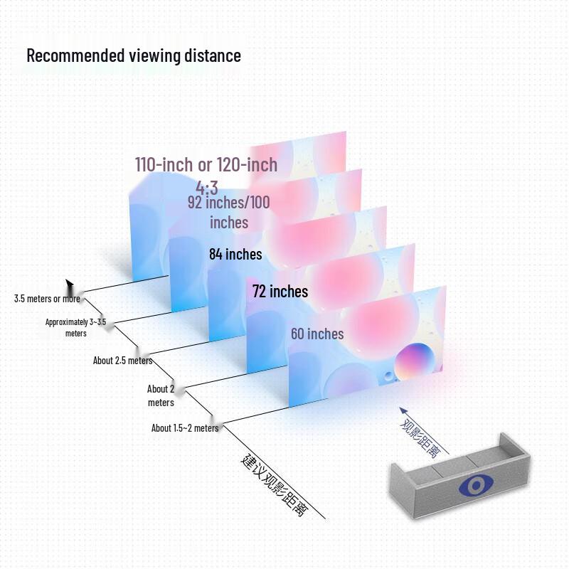 Wuyinxian DL100 100-inch Portable Projector Screen