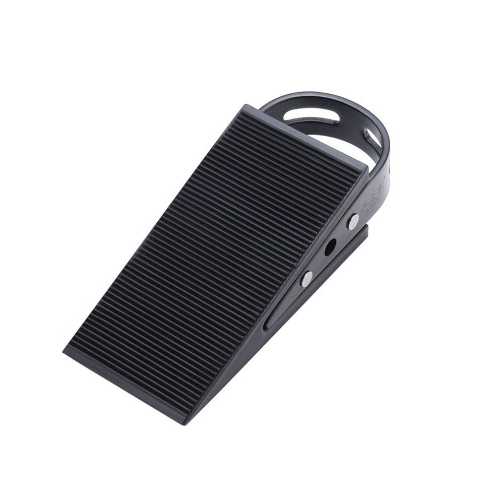 

Трапецієподібний дверний стопор Нержавіюча сталь+Гума Дверний упор Новий підлоговий тримач Двері Black