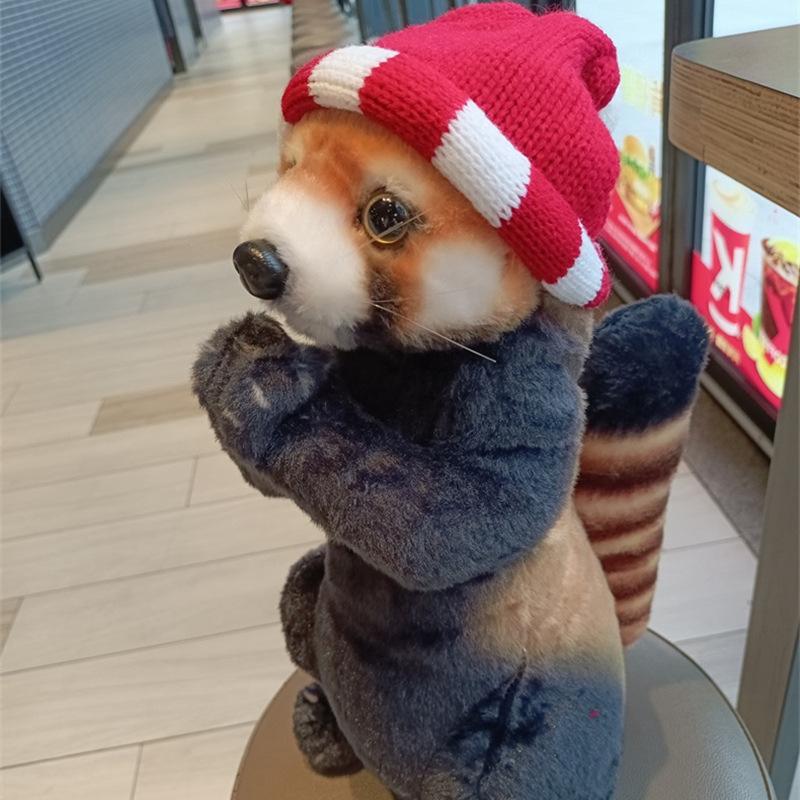 Cute Bells Blessing Animals Raccoon Otter Doll Plush Toy Cloak Kangaroo Doll Children's Ragdoll