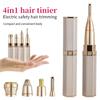 4 in 1 Electric Eyebrow Trimmer Mini Epilator Lipstick Facial Mini Hair Removal Portable Face Armpit Women Bikini Painless Razor