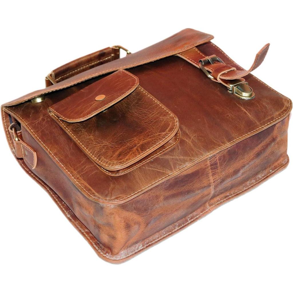 11" kleine Leder-Umhängetasche, Umhängetasche, Umhängetasche, Vintage-Umhängetasche für Damen und Herren, Umhängetasche, Herren-Geldbörse, kompatibel mit iPad und Tablet
