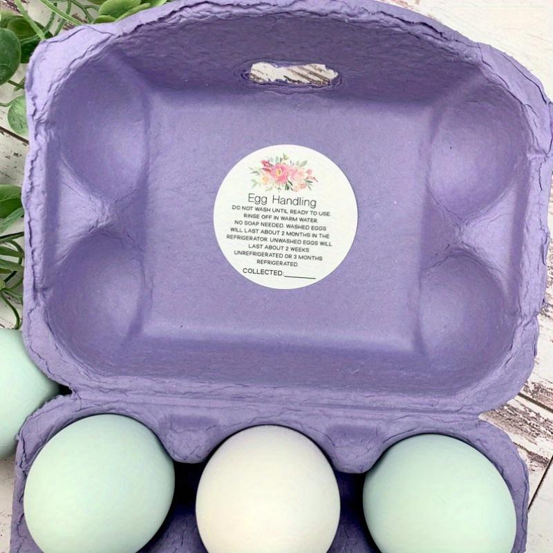 Egg Handling Egg Carton Sticker - Chicken Stickers - Farm Fresh Stickers - Egg Carton Sticker - Chickens - Chicken Lover Gift Idea