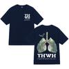 T-shirt Grafica Cristiana Gesù Yhwh Cotone Comfort Manica Corta T-shirt Estiva Uomo Donna Moda Girocollo Harajuku T-shirt Accogliente