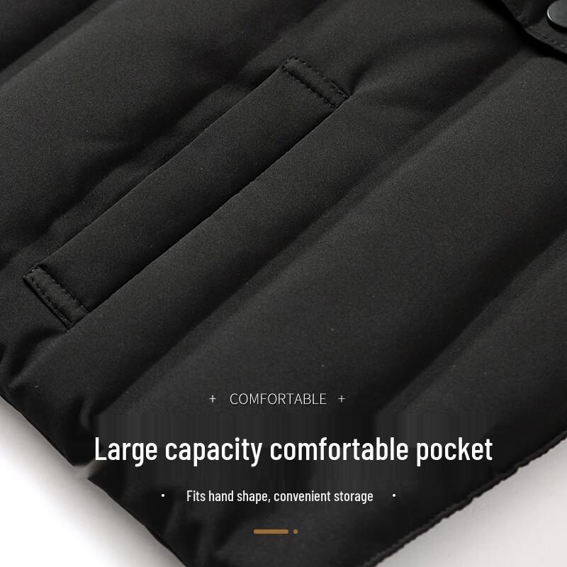 Herren V-Ausschnitt Daunenweste