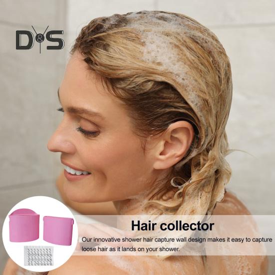 Sběrač vlasů Sprchový odtok Vlna Lapač Zabraňte Ucpání Kanalizace Snadná Instalace Lapač Vlasů do Sprchy Vyměnitelný Proužek Lapač Vlasů do Sprchy