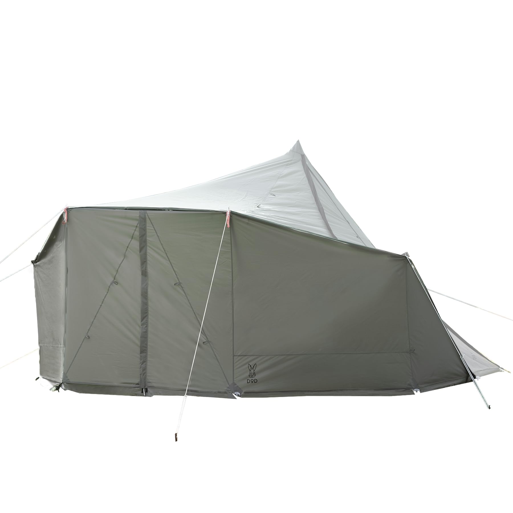 

DOD Hermit Crab Wall Tent with Front Curtain for Perfect for Staying Hidden in a Spacious Living Room (D.O.D.) Privacy, (TF6-047-GY)
