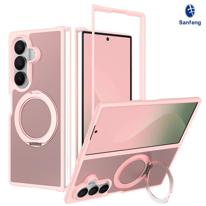 Suitable Fold7 Phone Case Drop Resistance 360 Rotary Car Magnetic Flip7 Folding Screen Bracket Protective Sleeve
