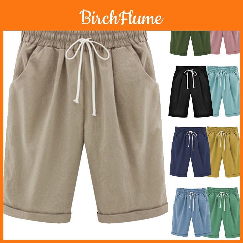 Stylish Women's Loose Summer Mini Drawstring Shorts With Pockets For Casual Comfort