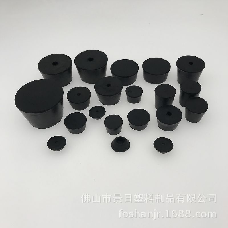 Black Shockproof Rubber Foot Pad for Furniture and Equipment