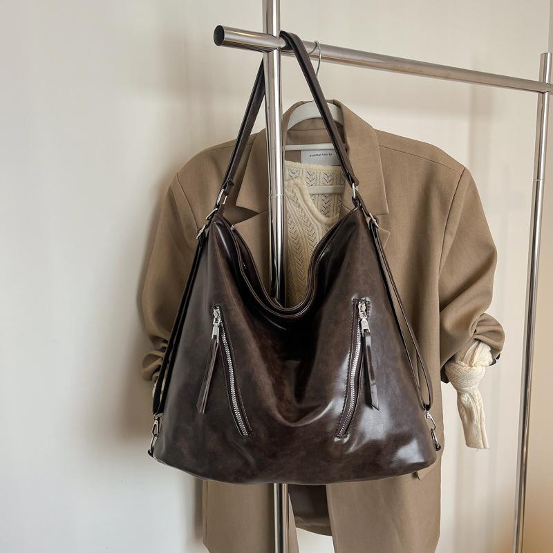 

Многофункциональный рюкзак большой вместимости осенне-зимний однотонный новая текстурированная сумка-тоут для поездок на работу женская универсальная сумка-мессенджер в стиле инс