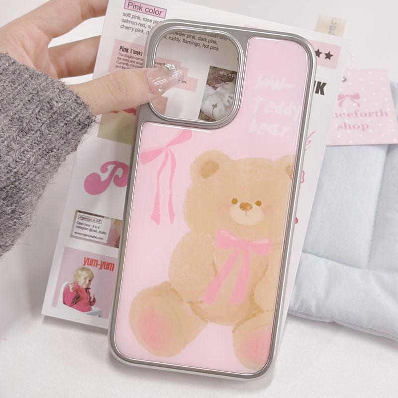 Zhitai Electroplated Silver Edge Drip Glue Case for iPhone 14 Pro, 13 Pro Max, and Huawei P70