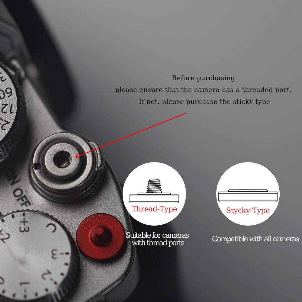 Camera Shutter Button Fujifilm X100V GFX100S For Nikon Canon RP R6 Camera Hot Shoe Cover Sony A7M3 A6700 A6300 6400 ZVE10 A7R5