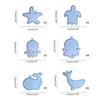 3D Marine Animals Quicksand Silicone Mold Resin Shaker Mold DIY Pendant Keychain Jewelry Making Tools DIY Craft Supplies