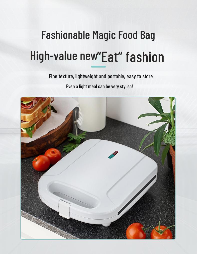 110V Multifunctional Household Toaster: Sandwich, Waffle Maker & Grill