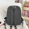 Student Schoolbag Women's Corduroy Backpack Large Capacity Backpack