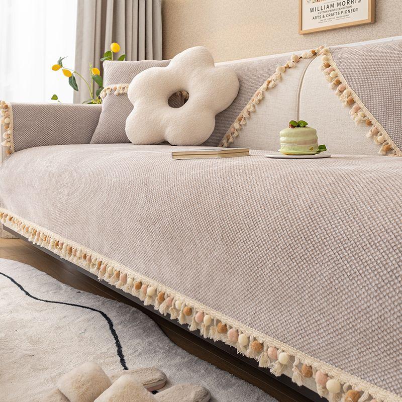 Sofa Cushion Four Seasons Universal Ins Style Backrest Towel Cover Cloth Non-Slip Sofa Cover Cushion