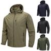 Men's Outdoor Jacket Windbreaker Climbing Camping Coat Men Autumn Detachable Hooded Jackets Loose Bomber Jacket