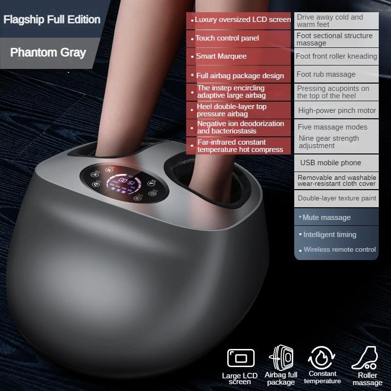 

50 Вт новый бытовой аппарат для массажа педикюра с давлением воздуха, отрицательный ион, дезодорирующий и антибактериальный массажер для ног