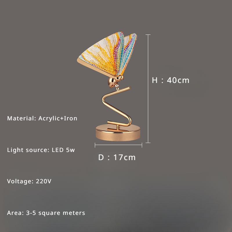 Nordic Creative LED Butterfly Wall Lamp Modern Romantic Living Room Bedroom Bedside Decoration Wall Corridor Lighting Fixtures