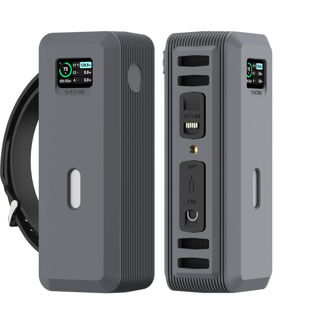 Silicone Case for Anker 737 Power Bank 140W 24000mAh PowerCore Charger TF/SIM Card PIN Storage Carrying Travel Case Storage Bag