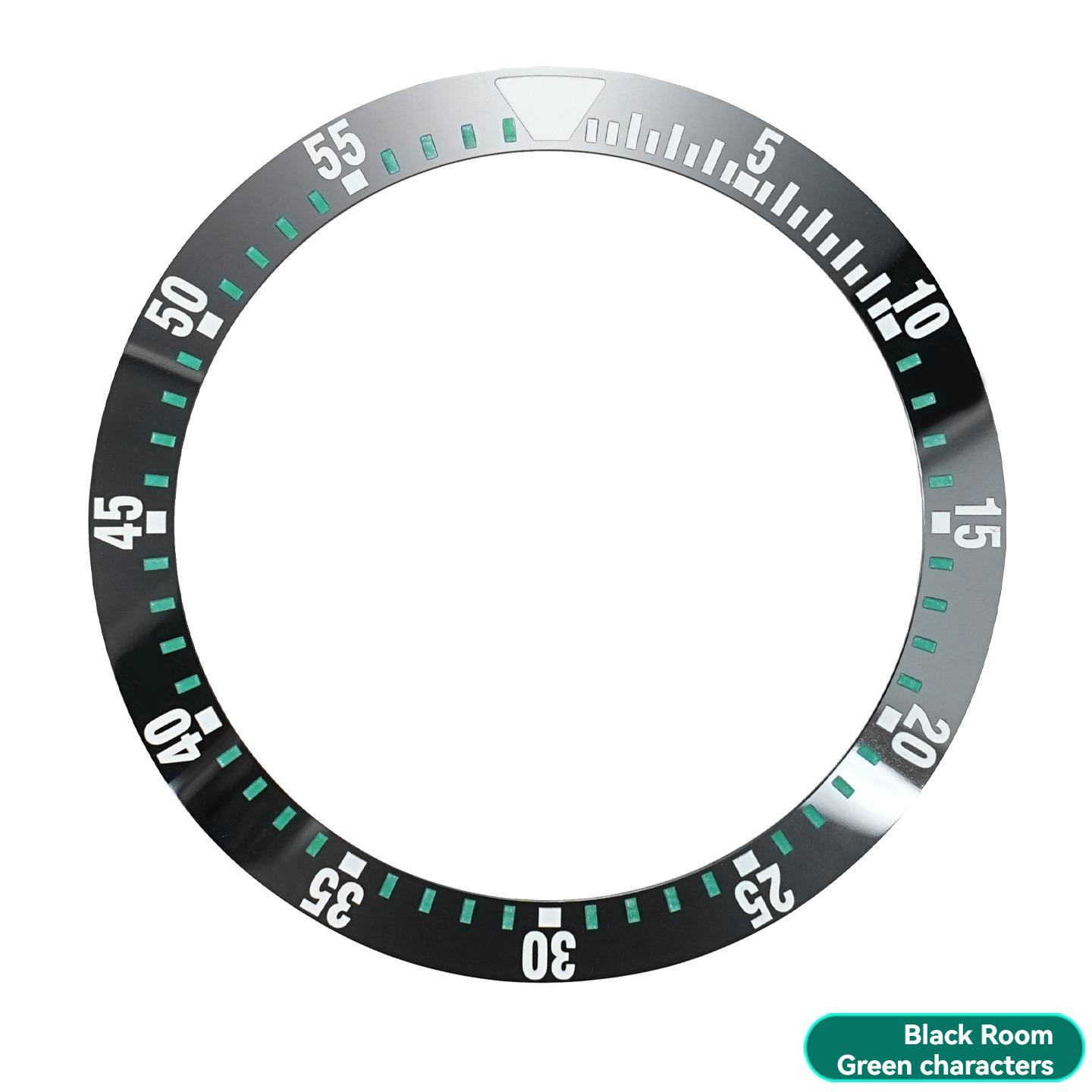 

Керамічний безель зовнішнє кільце для годинника Seiko SKX007 похиле кільце для рота 5-55 безель 38x30.7мм кільце з цифровою шкалою аксесуари для годинника 38x30.7mm